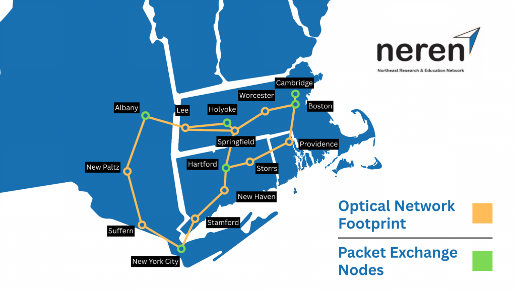 image showing the network path through states on a map